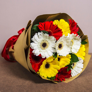 Online Flower Delivery Tokyo | 12 Mix Gerberas Bouquet