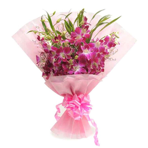 Best Flower Delivery Tokyo - Pink Orchids Bouquet