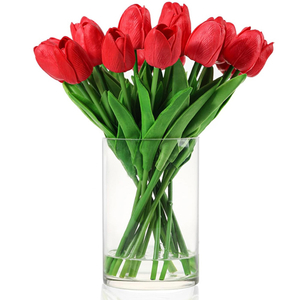Flower Delivery Tokyo Japan – 10 Red Tulips in Vase