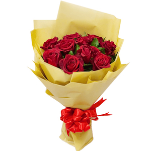 Flower Delivery Tokyo | 12 Red Roses Bouquet Online