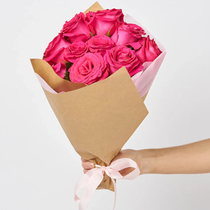 Flower Shop Tokyo Japan - 12 Pink Roses Bouquet