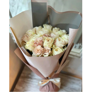 Best Flower Delivery Tokyo | White Pink Roses Bouquet