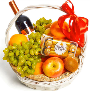 Fruit Basket in Japan | Sparkling Juice & Fruits Gift