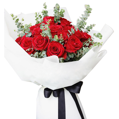 Cheap Flower Delivery Japan - 12 Red Roses Bouquet