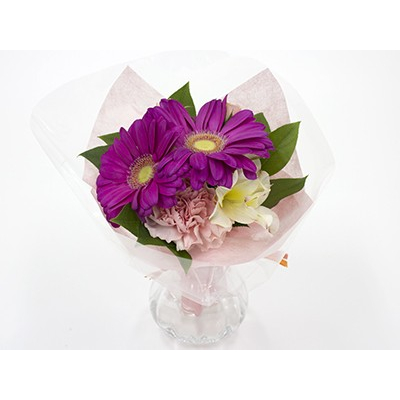 Flower Delivery Japan Tokyo | Pink Lavender Gerbera Vase