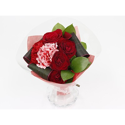 Online Flower Delivery Tokyo – Red Gerbera Bouquet & Vase