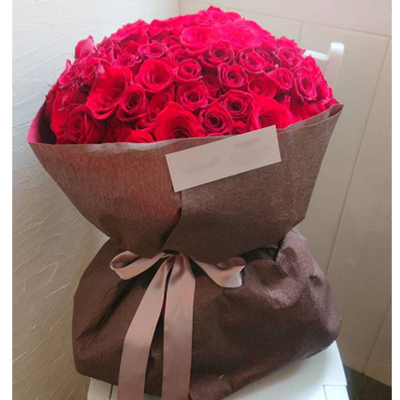 Best Flower Delivery Tokyo - 50 Red Color Roses Bouquet 